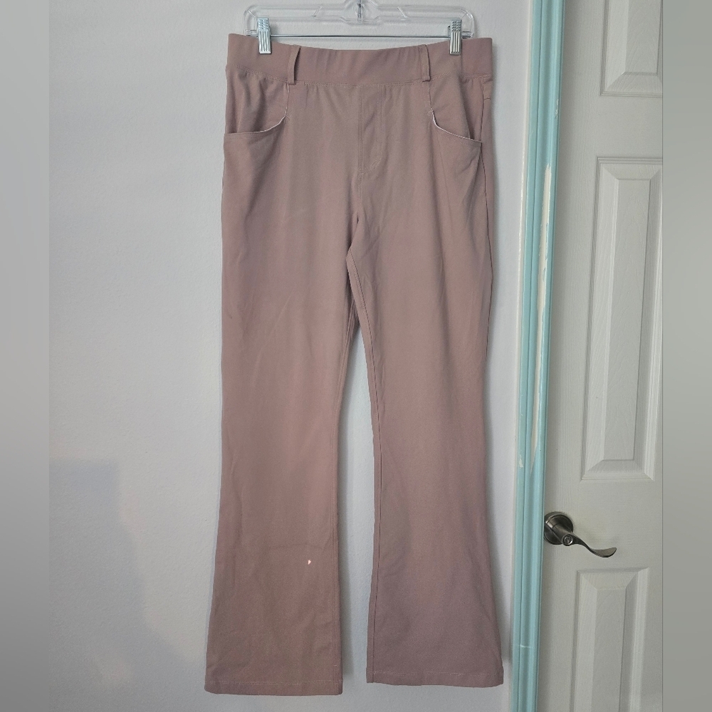 Rammus Taupe Flared Trousers Sz Xl